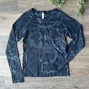 Athleta Momentum Seamless Long Sleeve Top